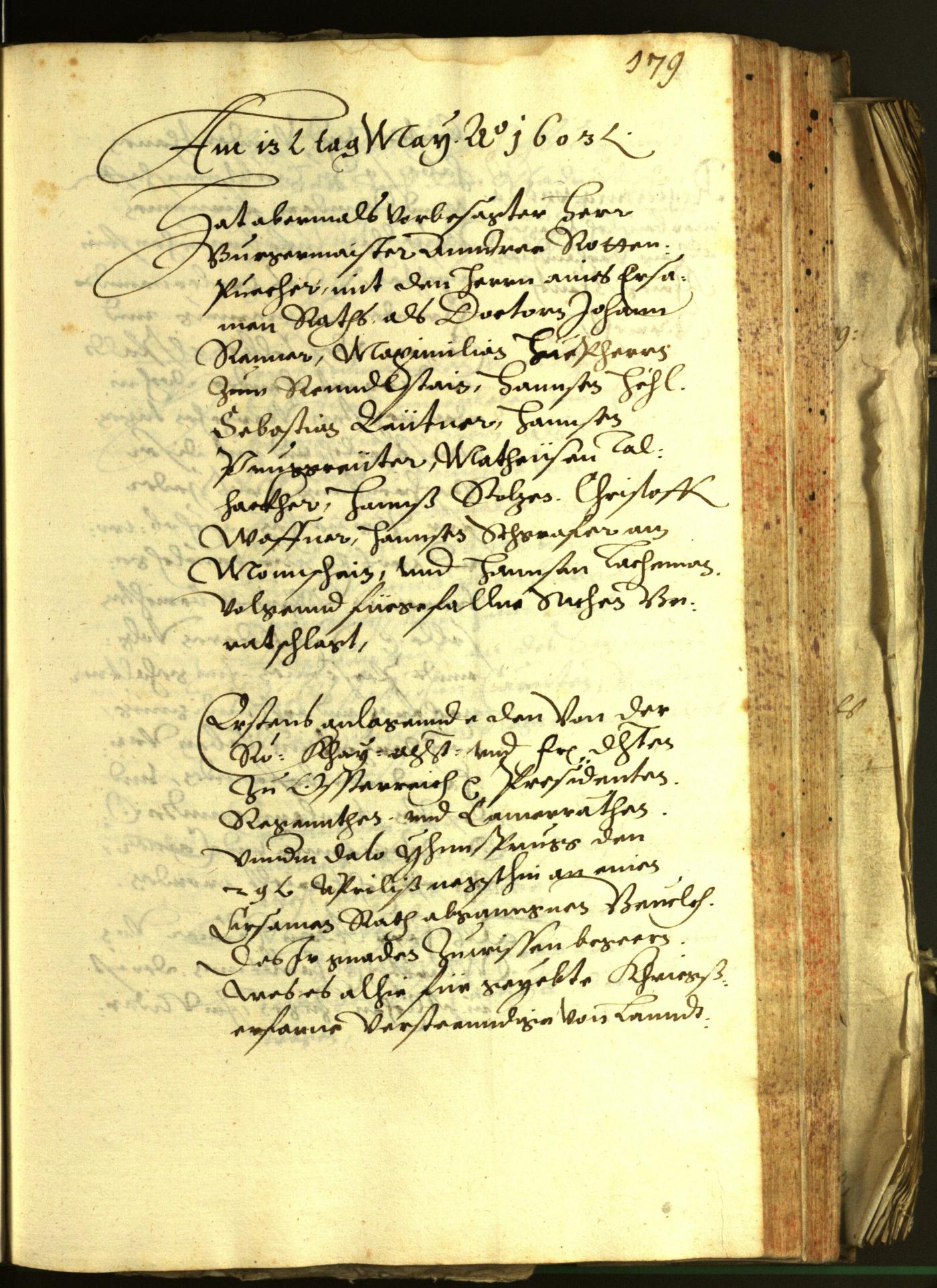 Civic Archives of Bozen-Bolzano - BOhisto Minutes of the council 1603 