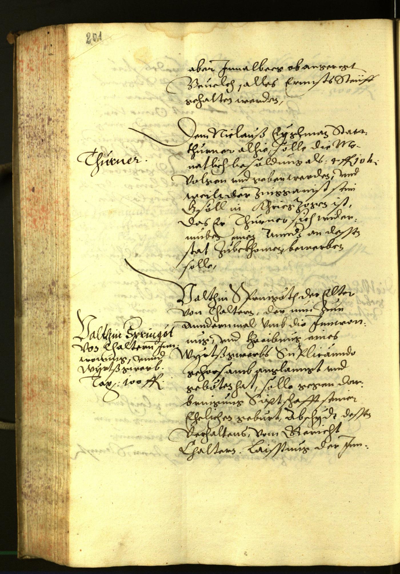 Stadtarchiv Bozen - BOhisto Ratsprotokoll 1603 