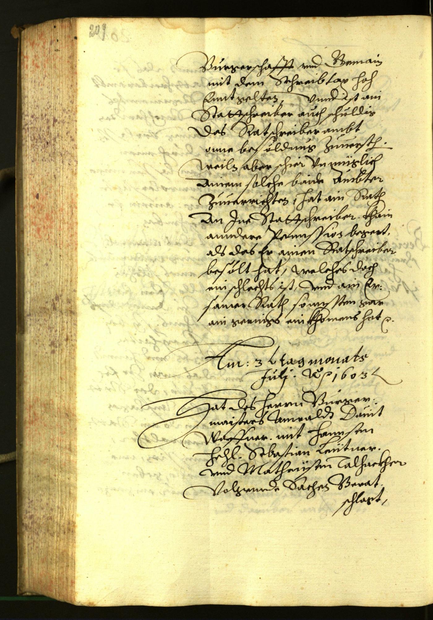 Civic Archives of Bozen-Bolzano - BOhisto Minutes of the council 1603 