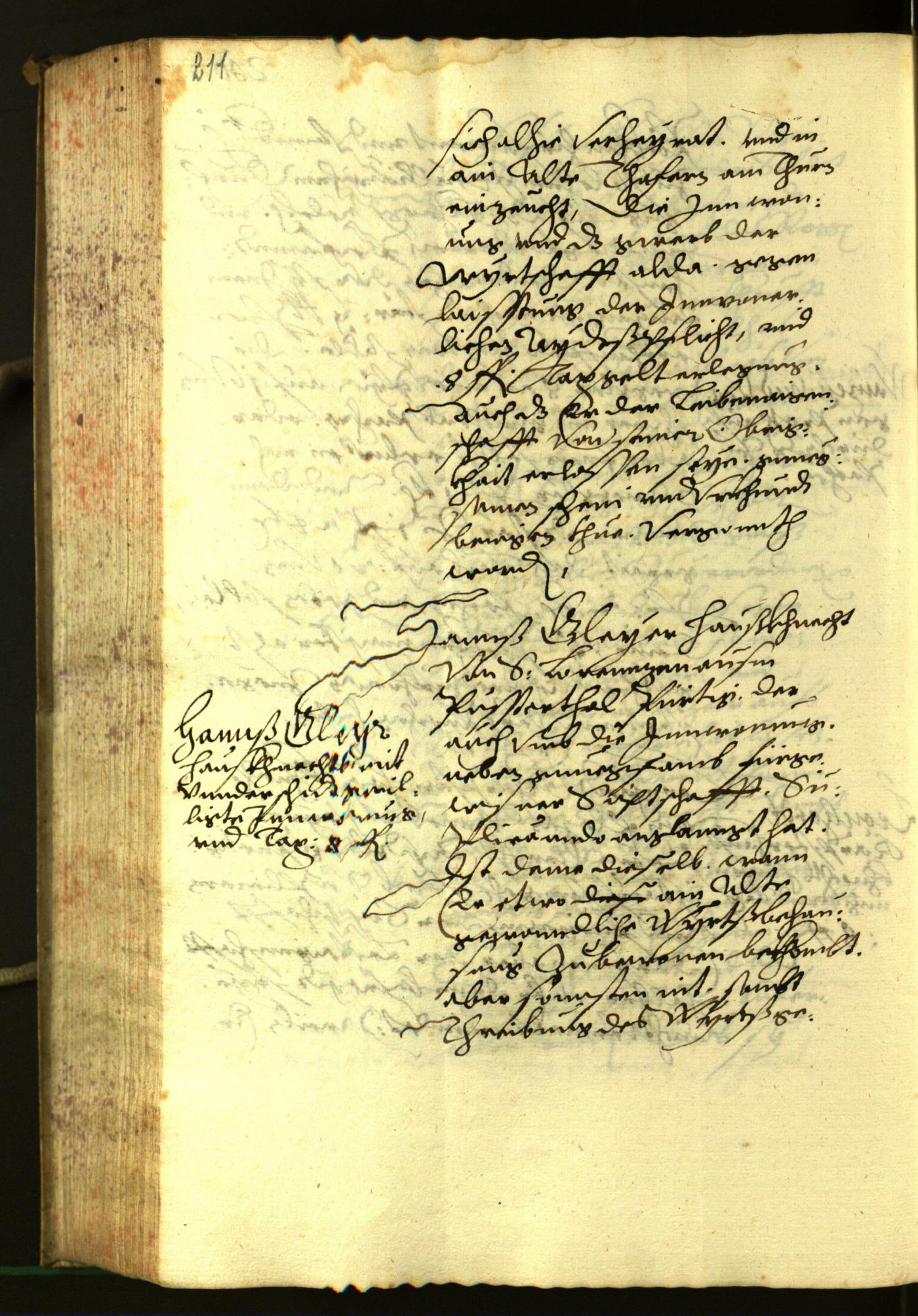 Stadtarchiv Bozen - BOhisto Ratsprotokoll 1603 