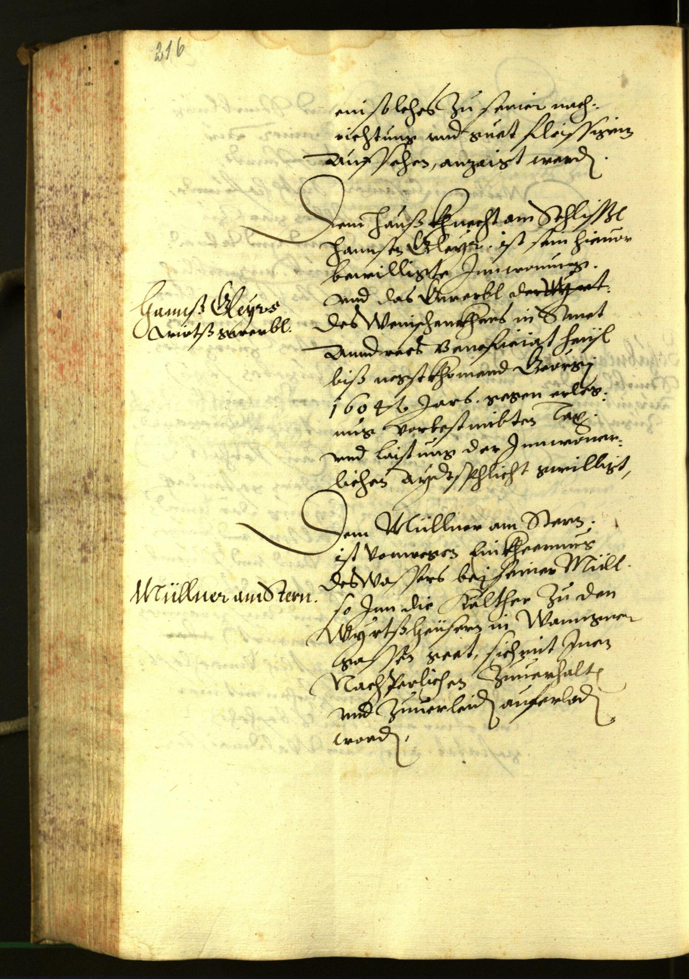 Stadtarchiv Bozen - BOhisto Ratsprotokoll 1603 