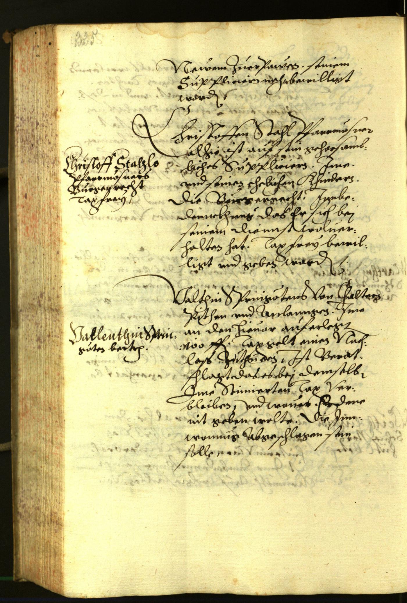 Stadtarchiv Bozen - BOhisto Ratsprotokoll 1603 