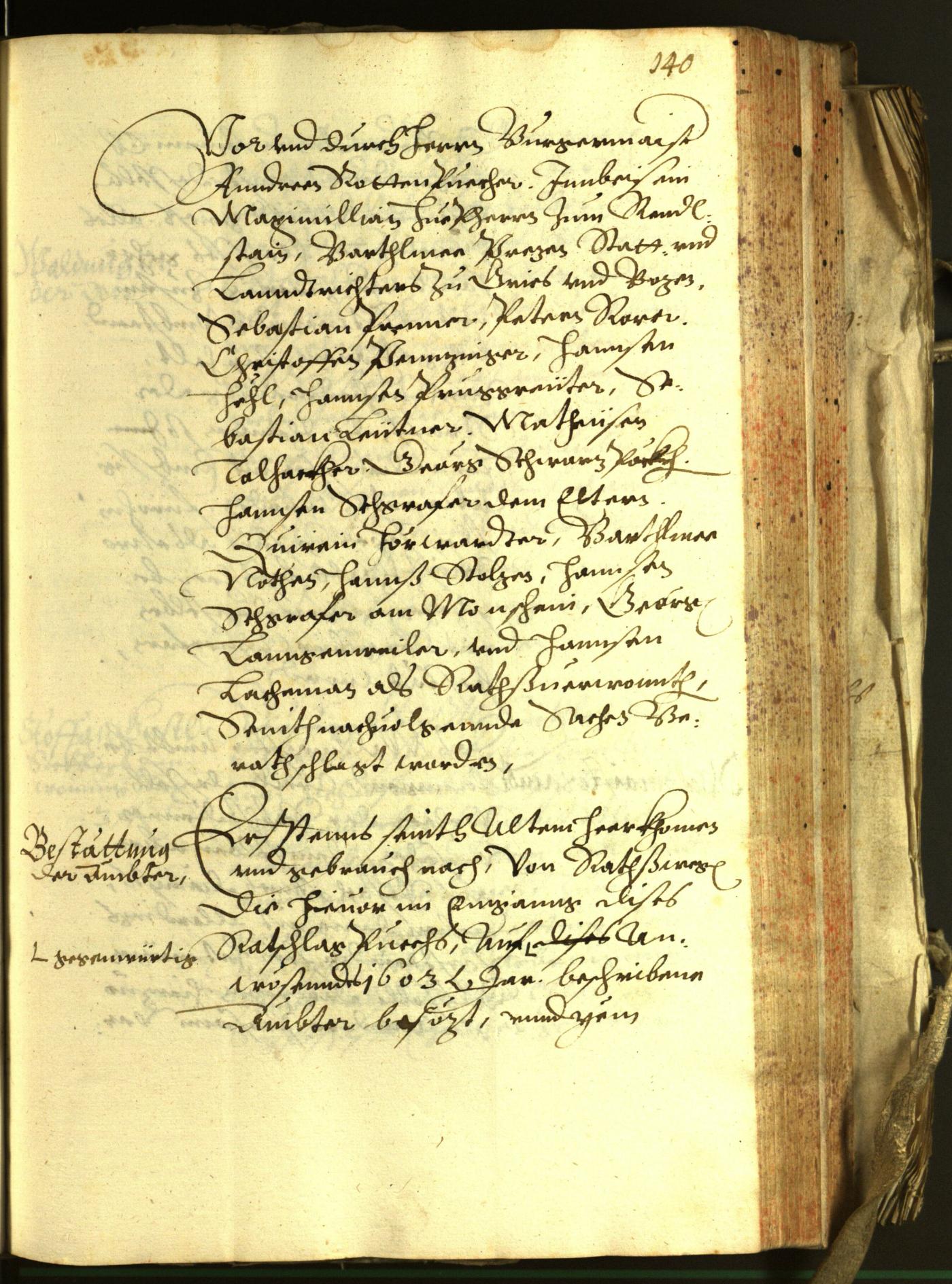 Civic Archives of Bozen-Bolzano - BOhisto Minutes of the council 1603 