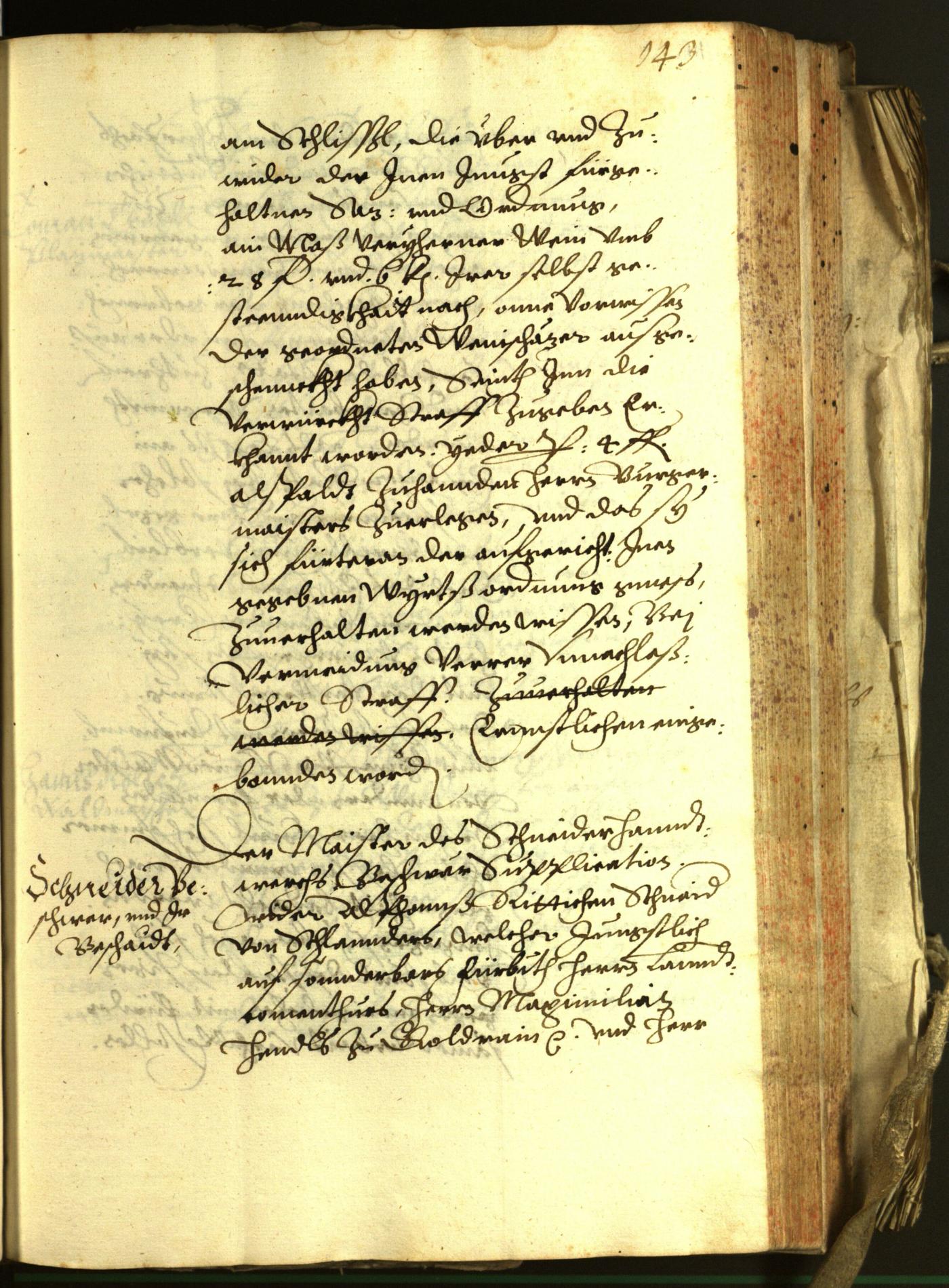 Stadtarchiv Bozen - BOhisto Ratsprotokoll 1603 