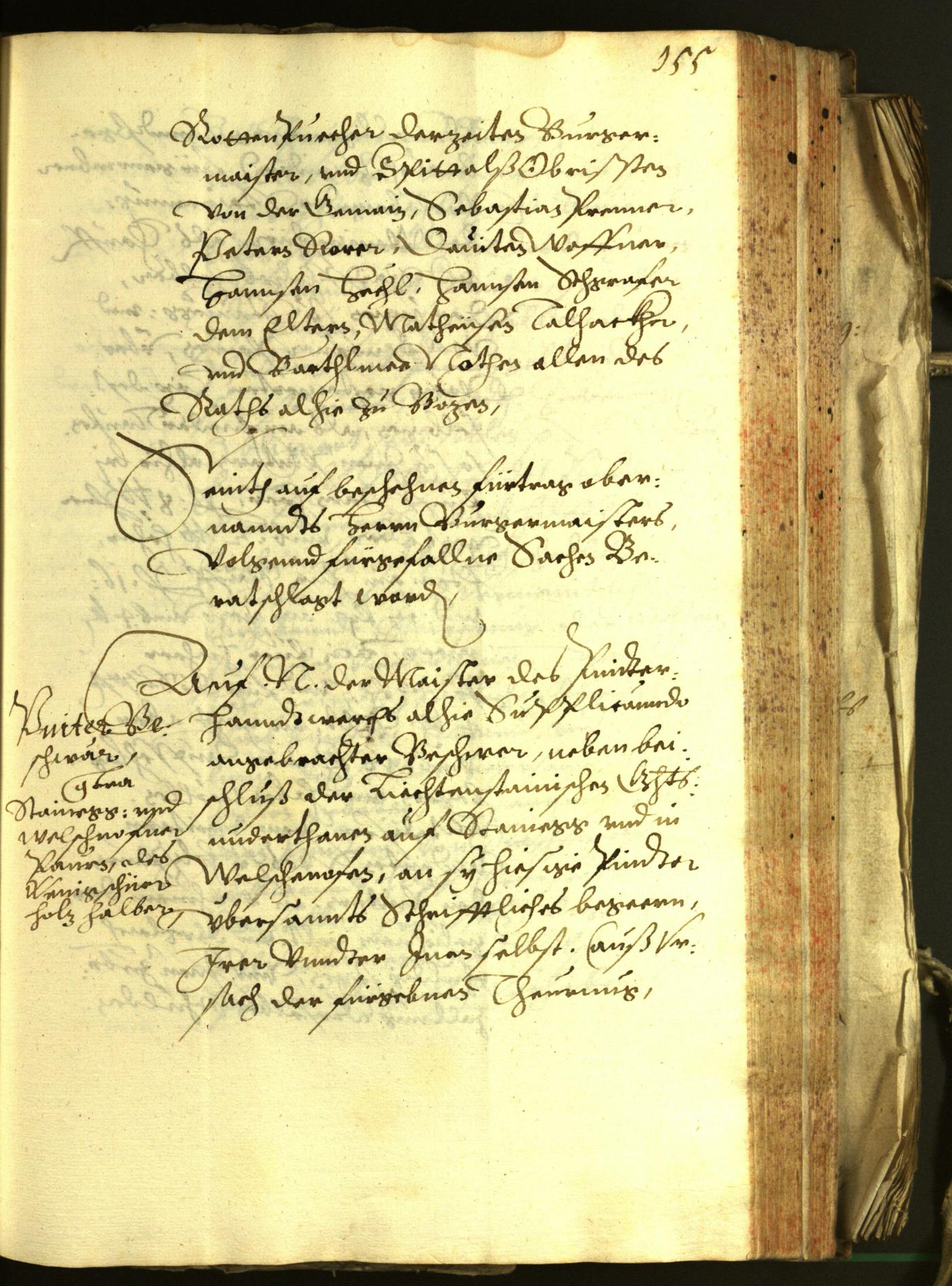 Stadtarchiv Bozen - BOhisto Ratsprotokoll 1603 