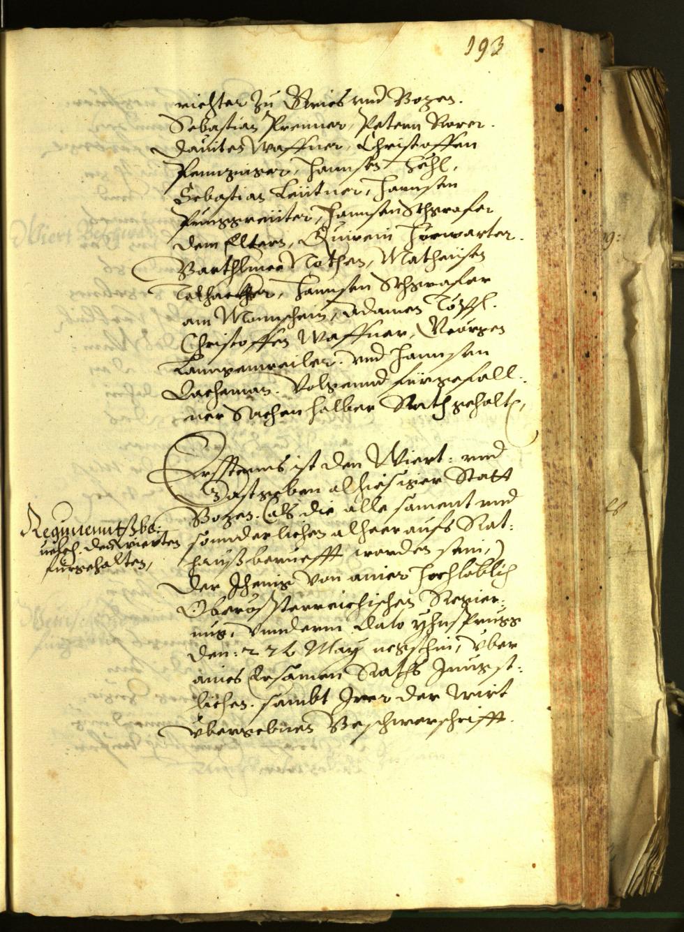 Civic Archives of Bozen-Bolzano - BOhisto Minutes of the council 1603 