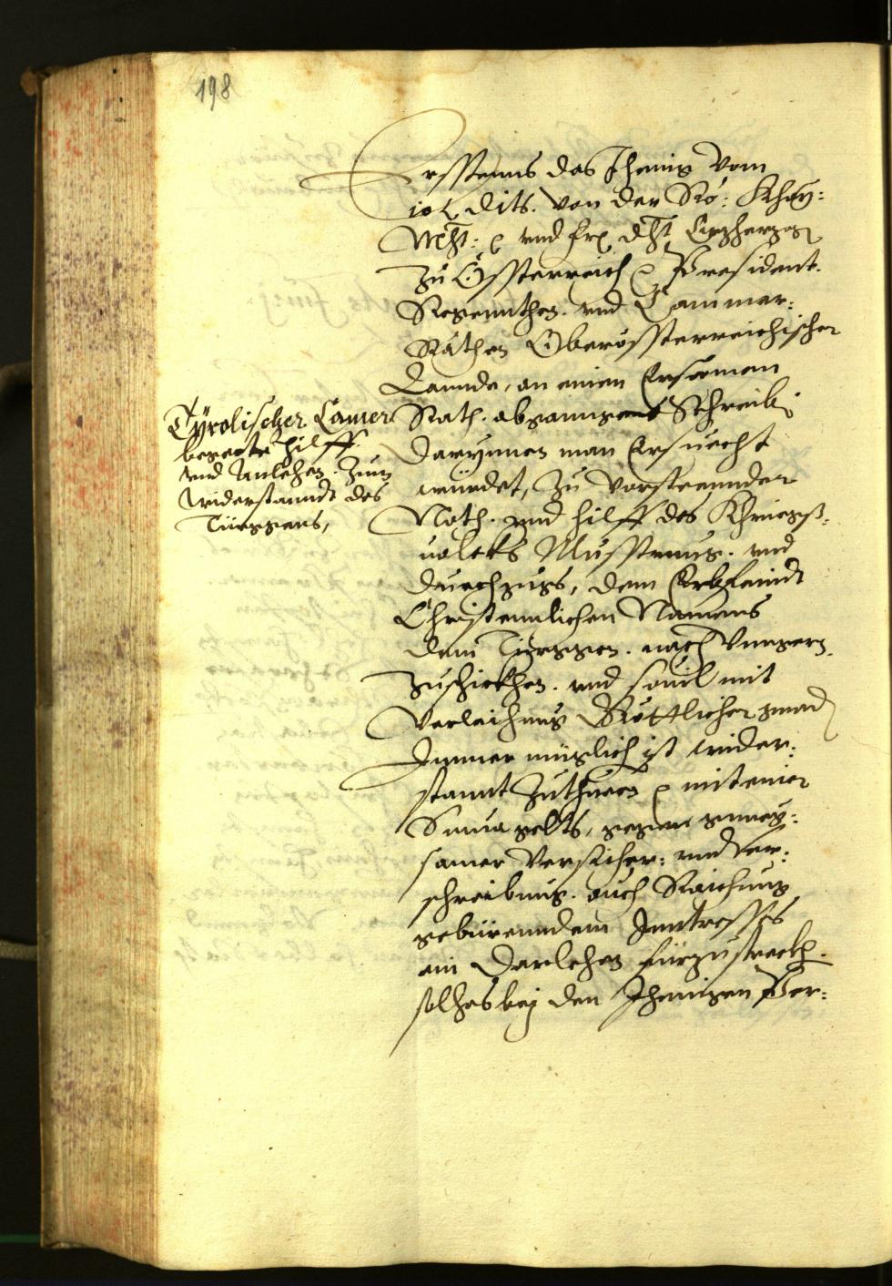 Stadtarchiv Bozen - BOhisto Ratsprotokoll 1603 