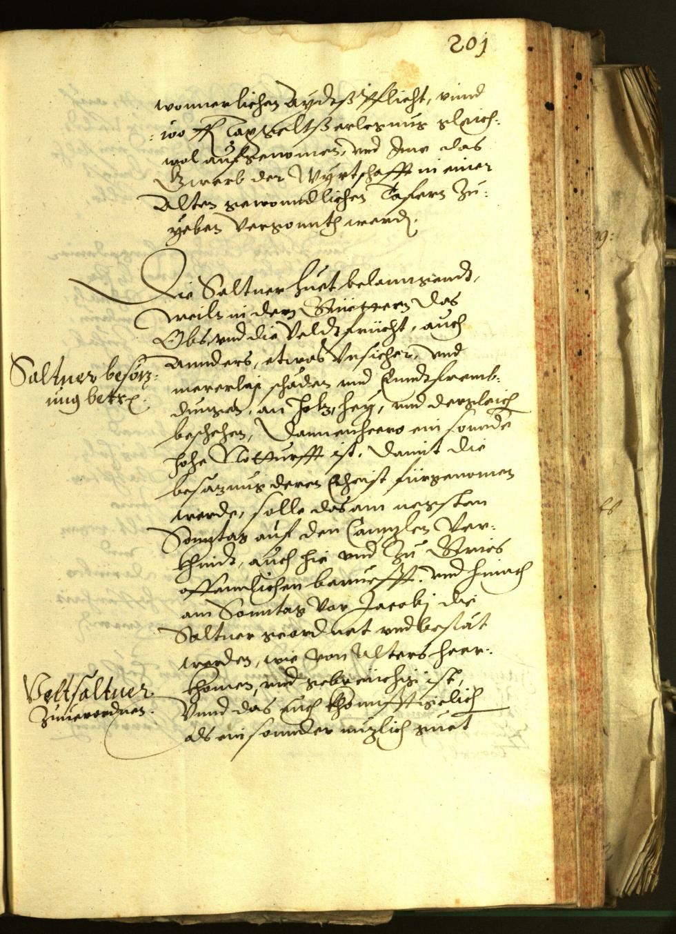 Stadtarchiv Bozen - BOhisto Ratsprotokoll 1603 