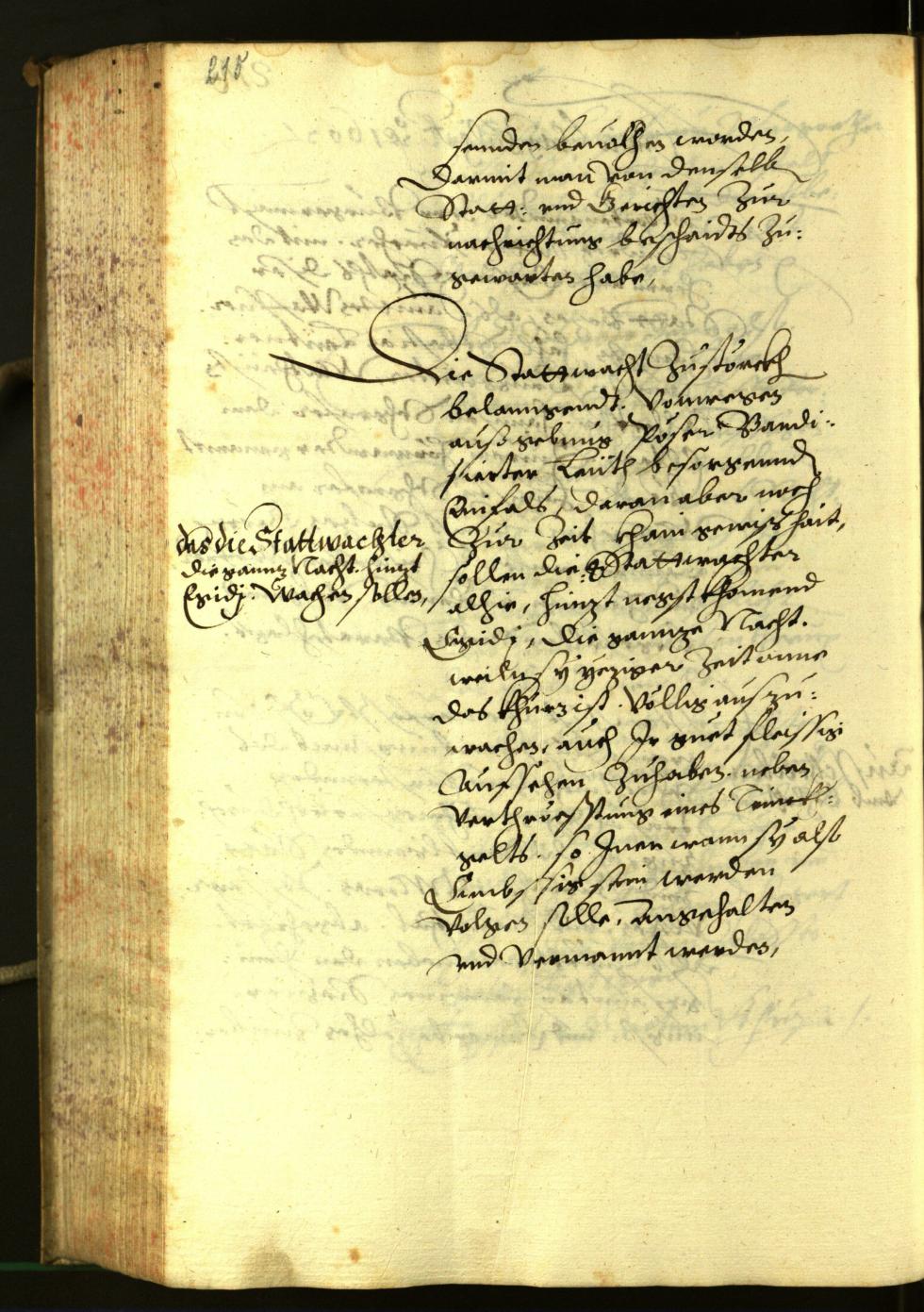 Stadtarchiv Bozen - BOhisto Ratsprotokoll 1603 