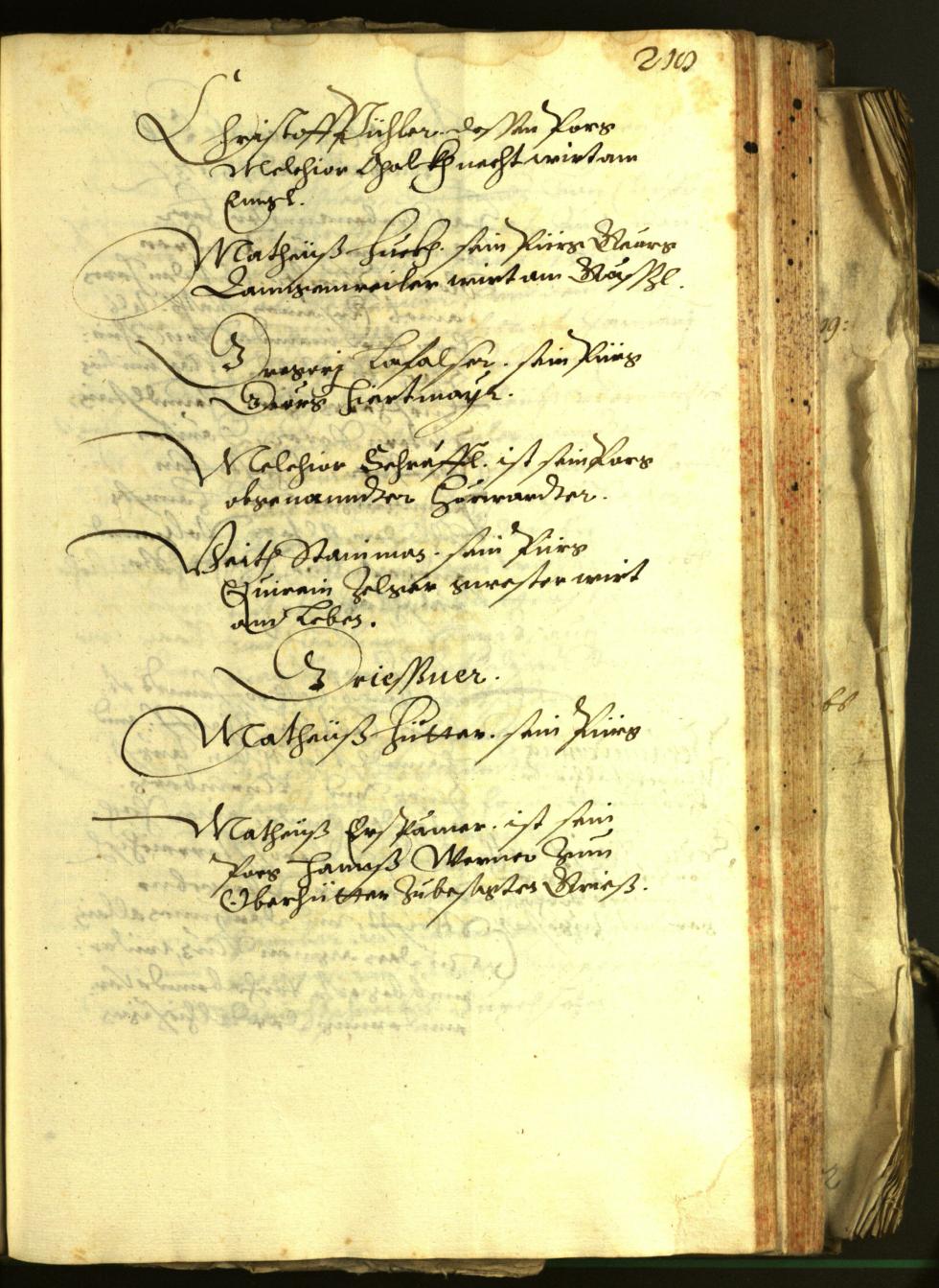 Stadtarchiv Bozen - BOhisto Ratsprotokoll 1603 