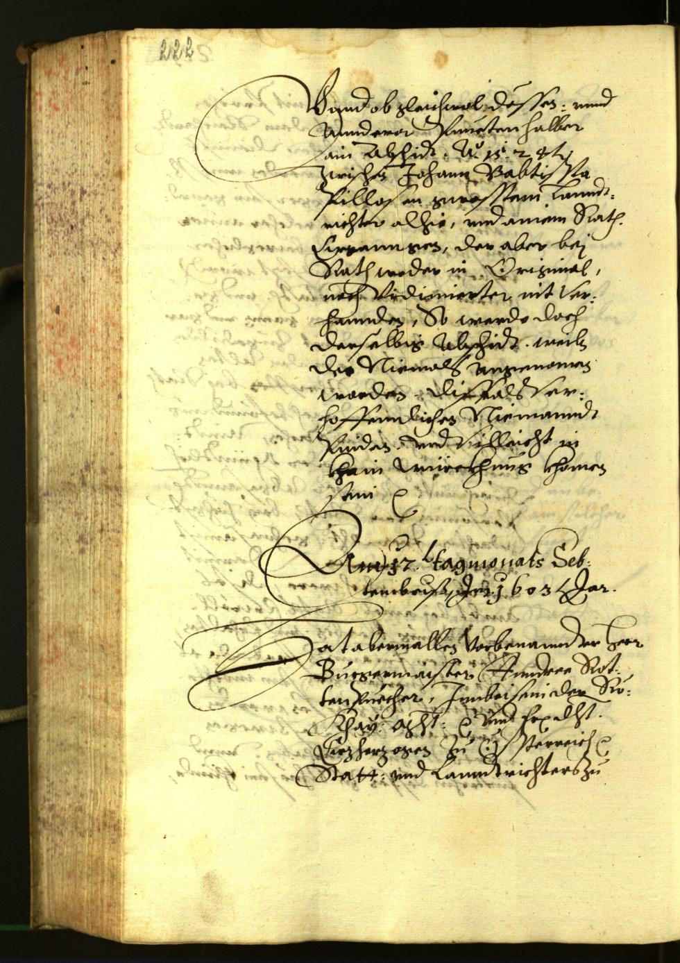 Archivio Storico della Città di Bolzano - BOhisto protocollo consiliare 1603 