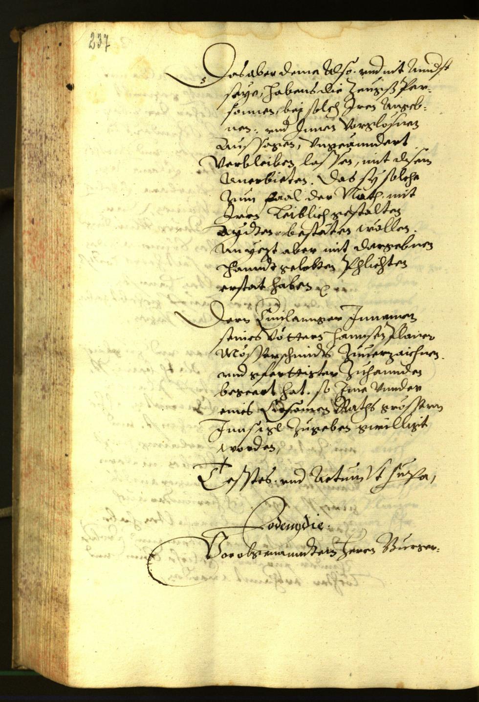 Stadtarchiv Bozen - BOhisto Ratsprotokoll 1603 