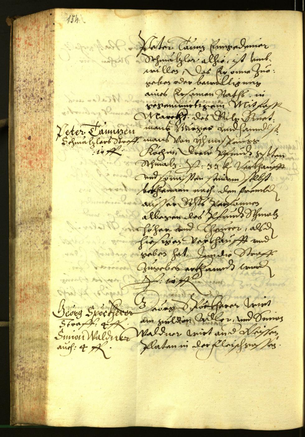 Stadtarchiv Bozen - BOhisto Ratsprotokoll 1603 