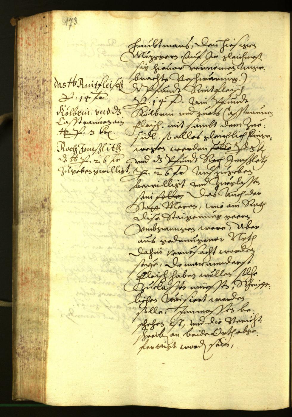 Stadtarchiv Bozen - BOhisto Ratsprotokoll 1603 