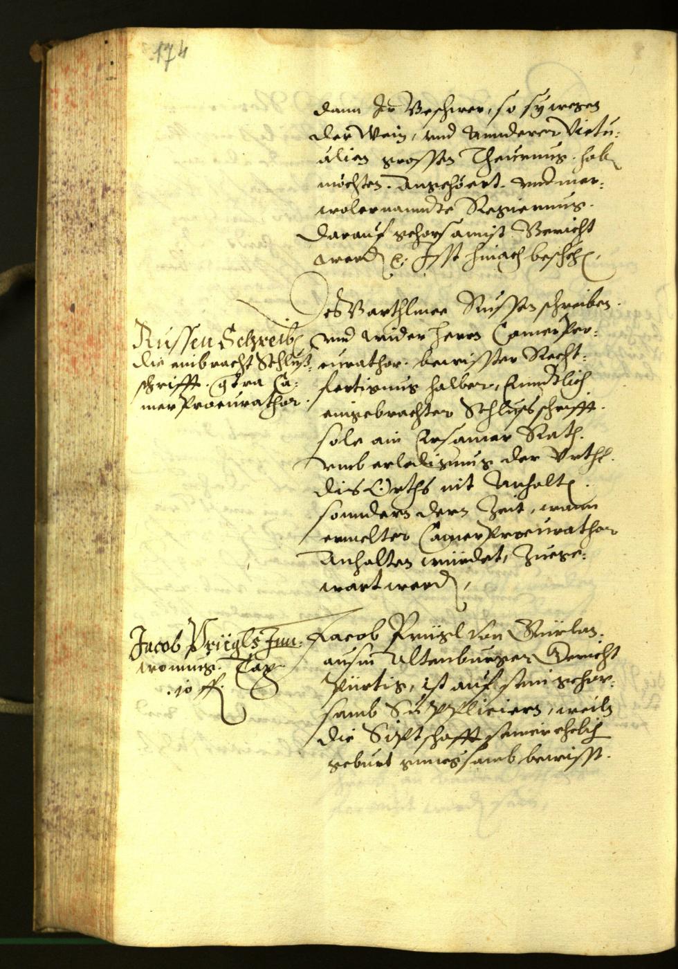 Stadtarchiv Bozen - BOhisto Ratsprotokoll 1603 