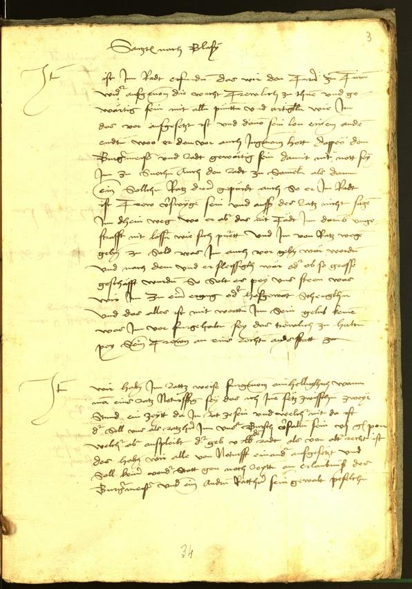 Civic Archives of Bozen-Bolzano - BOhisto Minutes of the council 1474 