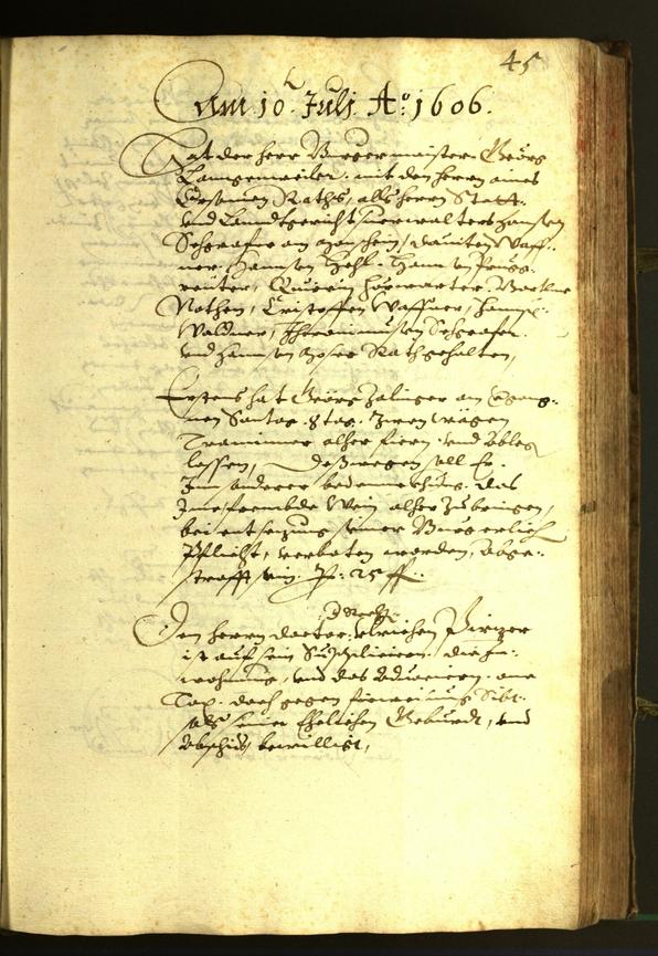 Archivio Storico della Città di Bolzano - BOhisto protocollo consiliare 1606 