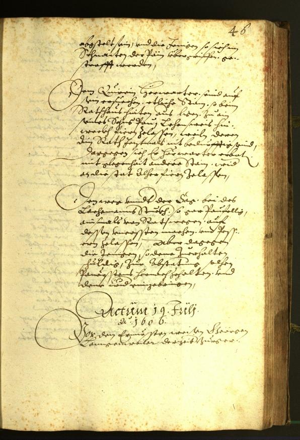 Archivio Storico della Città di Bolzano - BOhisto protocollo consiliare 1606 