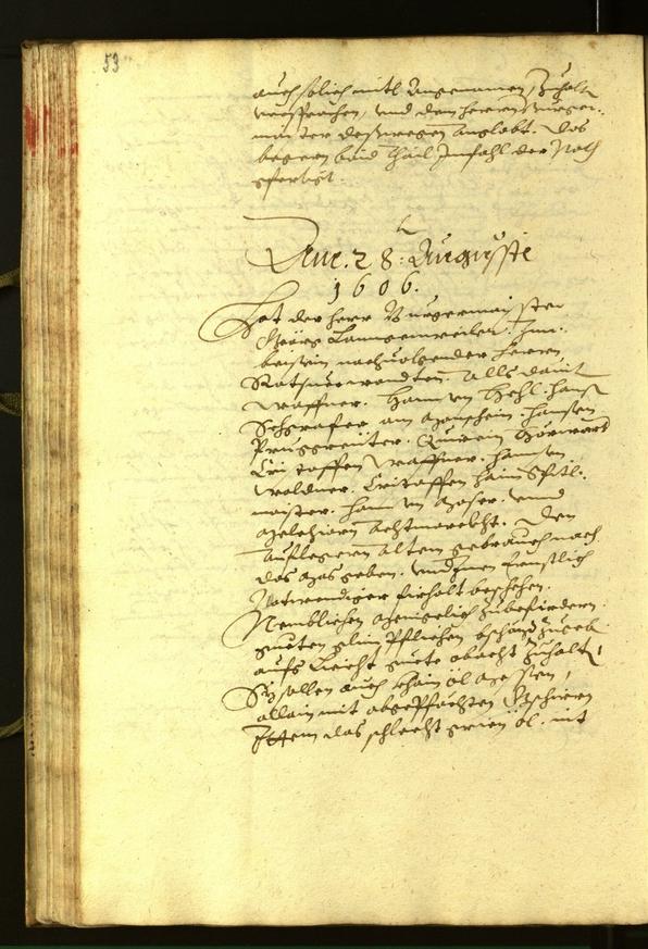 Civic Archives of Bozen-Bolzano - BOhisto Minutes of the council 1606 