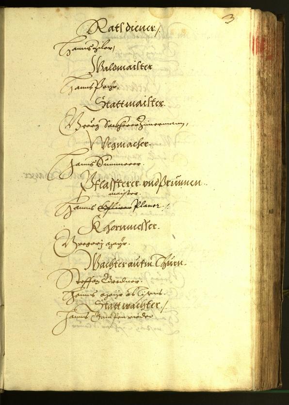 Civic Archives of Bozen-Bolzano - BOhisto Minutes of the council 1606 