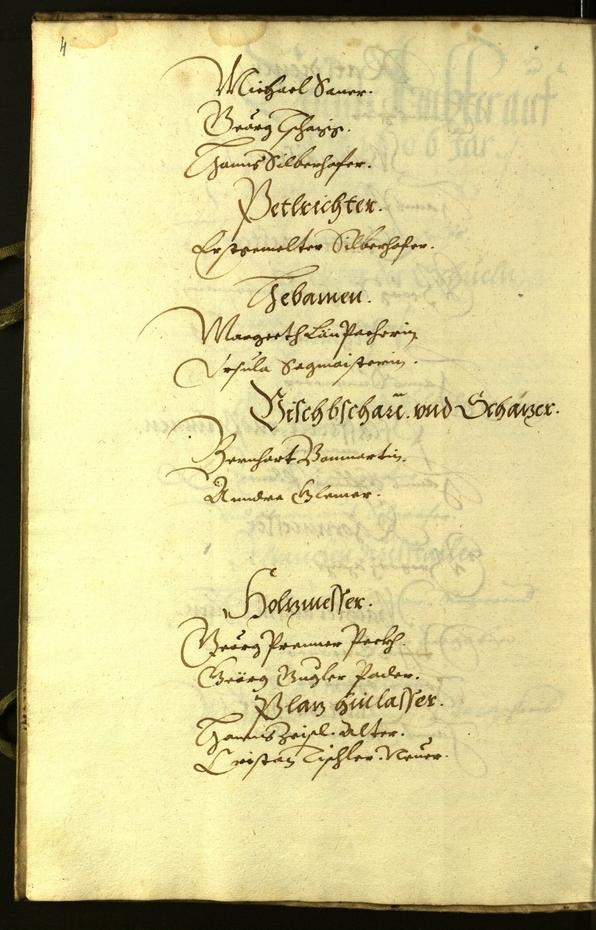 Civic Archives of Bozen-Bolzano - BOhisto Minutes of the council 1606 