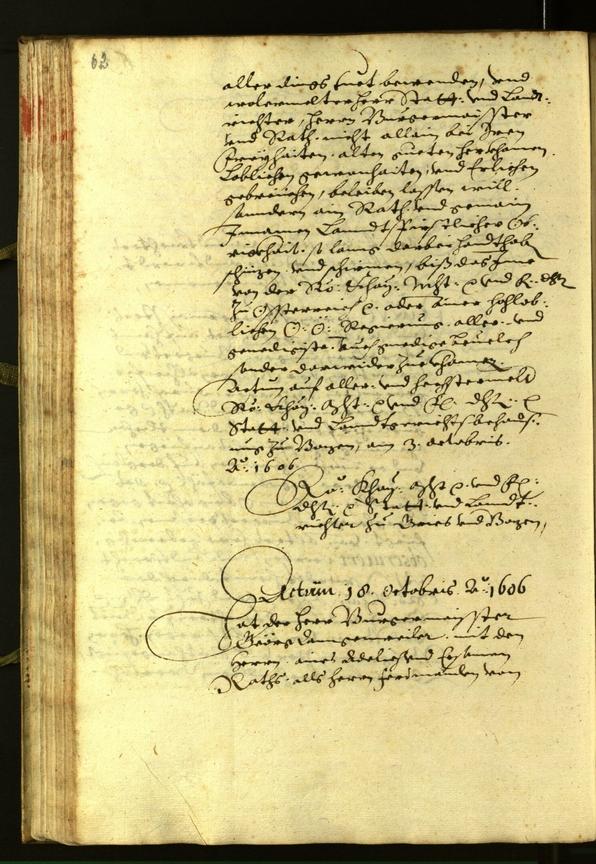 Archivio Storico della Città di Bolzano - BOhisto protocollo consiliare 1606 