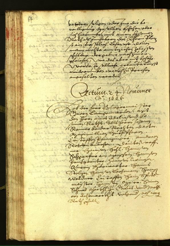 Civic Archives of Bozen-Bolzano - BOhisto Minutes of the council 1606 