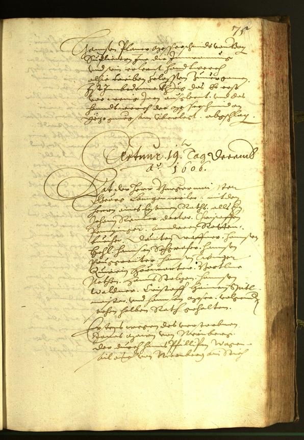 Civic Archives of Bozen-Bolzano - BOhisto Minutes of the council 1606 