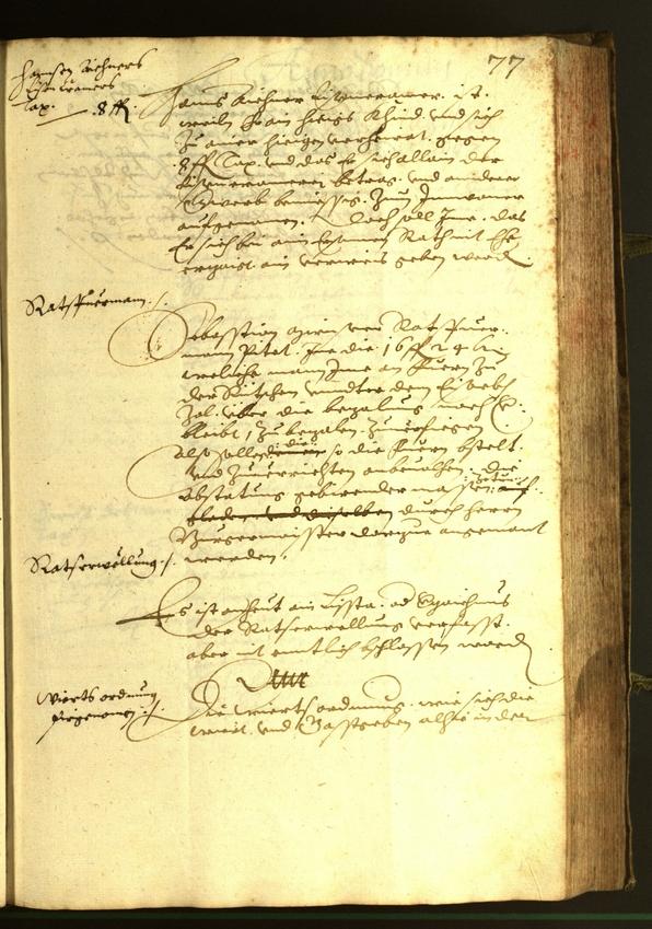 Civic Archives of Bozen-Bolzano - BOhisto Minutes of the council 1606 