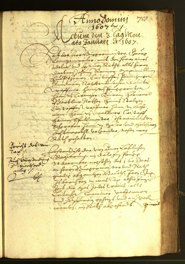 Civic Archives of Bozen-Bolzano - BOhisto Minutes of the council 1606 