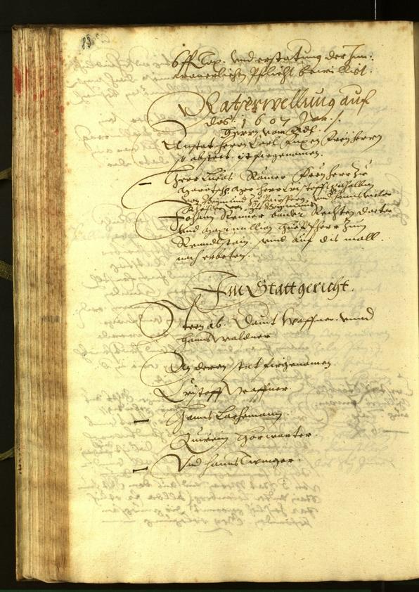 Civic Archives of Bozen-Bolzano - BOhisto Minutes of the council 1606 