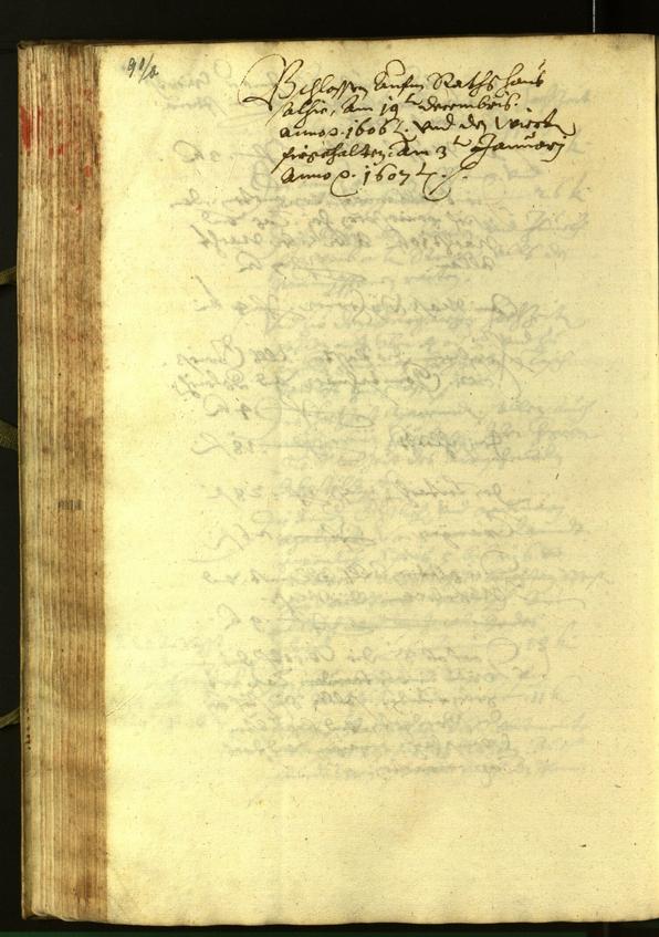 Civic Archives of Bozen-Bolzano - BOhisto Minutes of the council 1606 