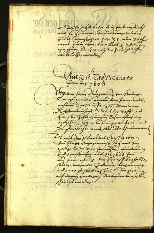 Civic Archives of Bozen-Bolzano - BOhisto Minutes of the council 1606 