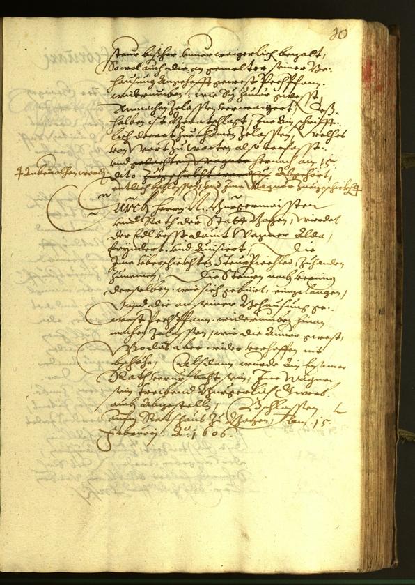 Civic Archives of Bozen-Bolzano - BOhisto Minutes of the council 1606 