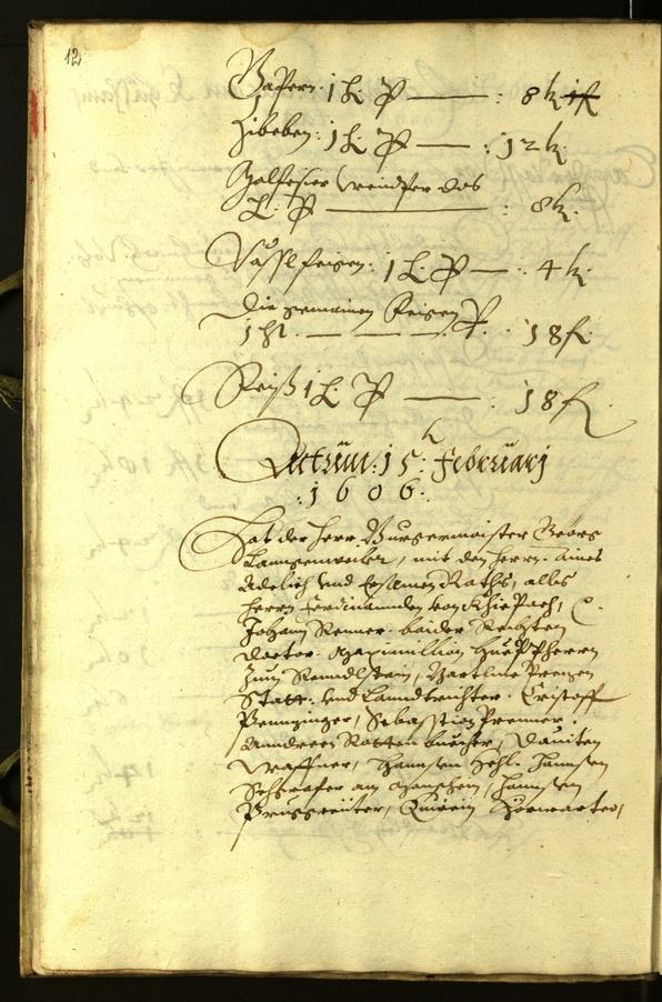 Civic Archives of Bozen-Bolzano - BOhisto Minutes of the council 1606 