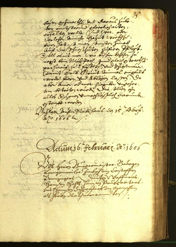 Civic Archives of Bozen-Bolzano - BOhisto Minutes of the council 1606 