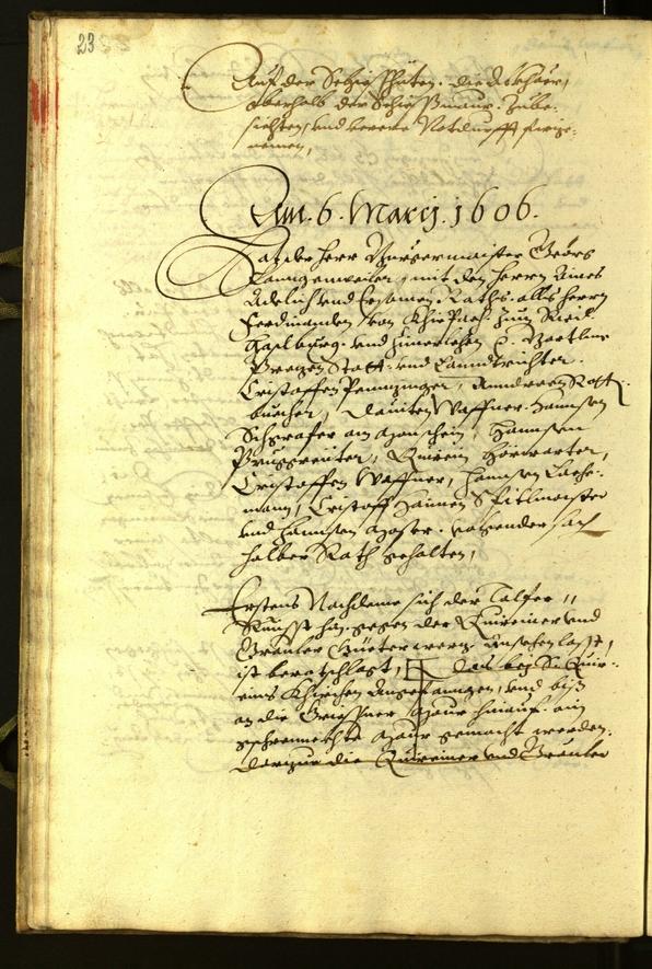 Civic Archives of Bozen-Bolzano - BOhisto Minutes of the council 1606 