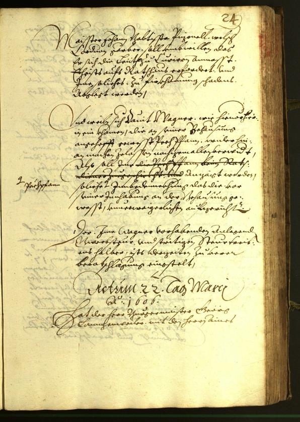 Archivio Storico della Città di Bolzano - BOhisto protocollo consiliare 1606 