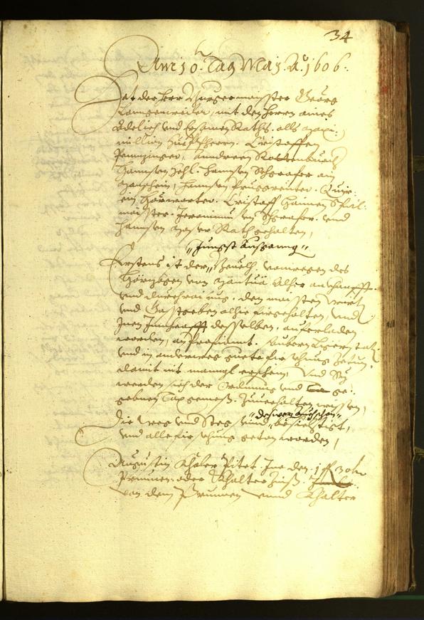 Civic Archives of Bozen-Bolzano - BOhisto Minutes of the council 1606 