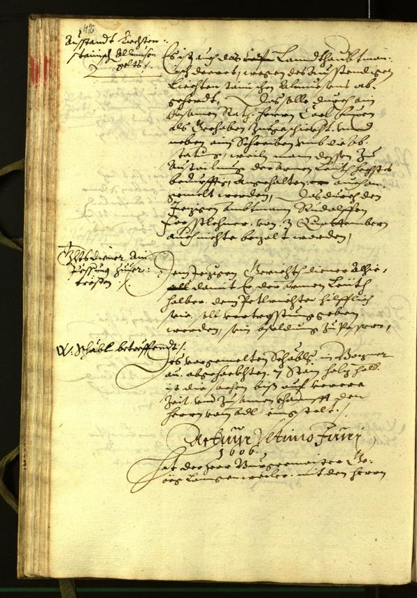 Civic Archives of Bozen-Bolzano - BOhisto Minutes of the council 1606 