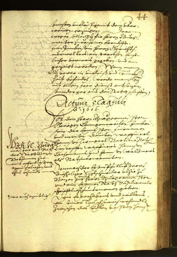 Civic Archives of Bozen-Bolzano - BOhisto Minutes of the council 1606 