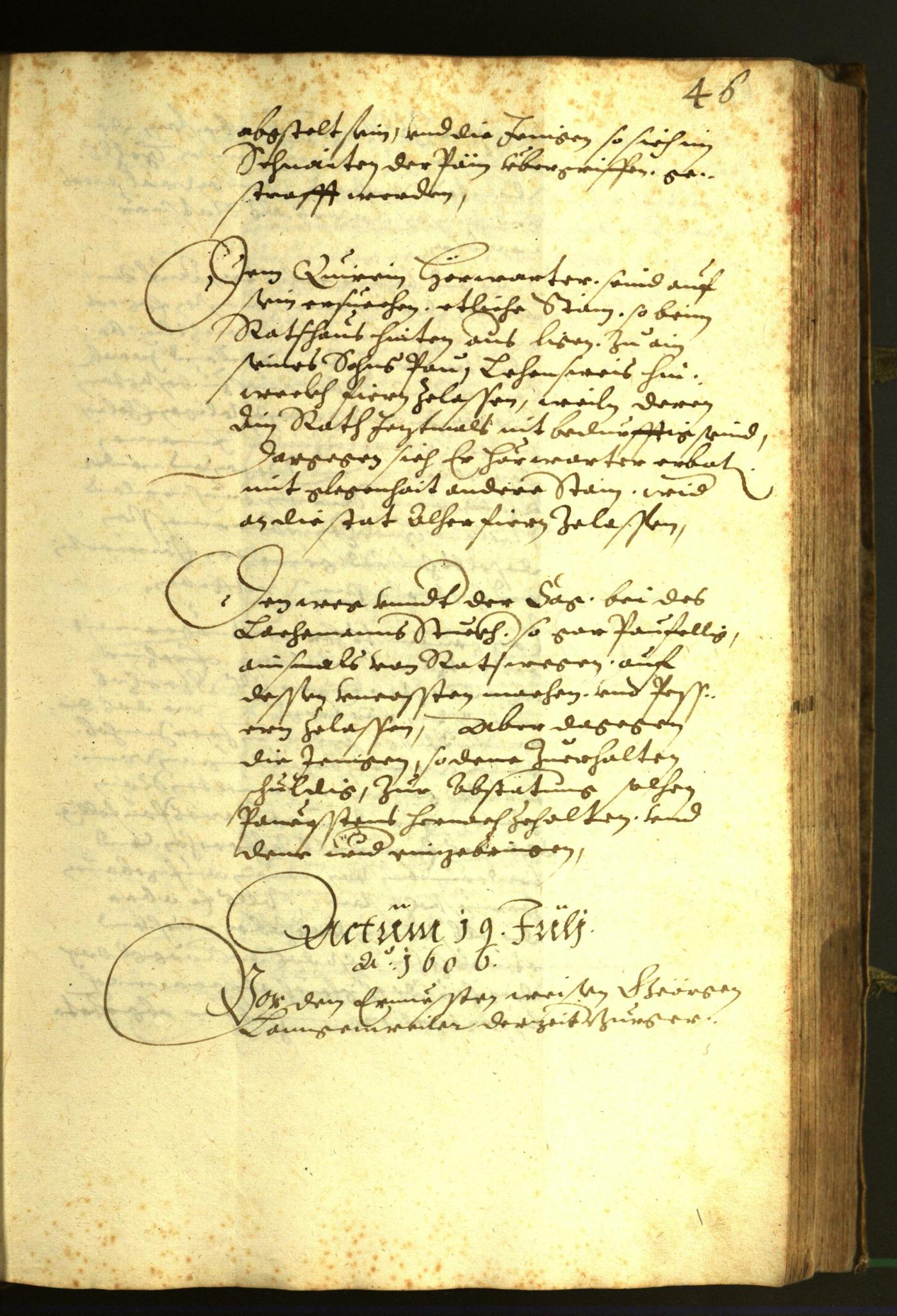 Civic Archives of Bozen-Bolzano - BOhisto Minutes of the council 1606 