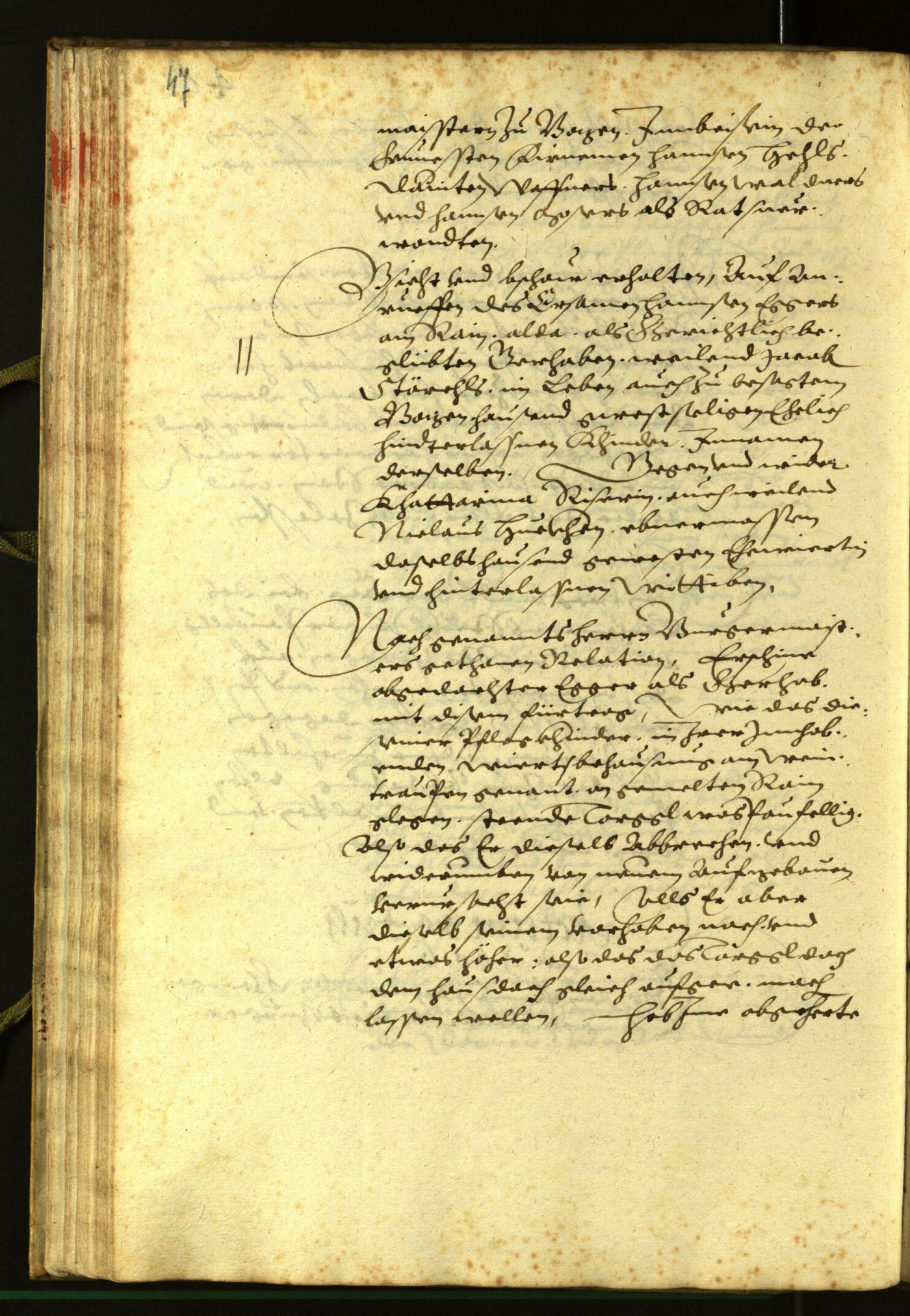 Stadtarchiv Bozen - BOhisto Ratsprotokoll 1606 