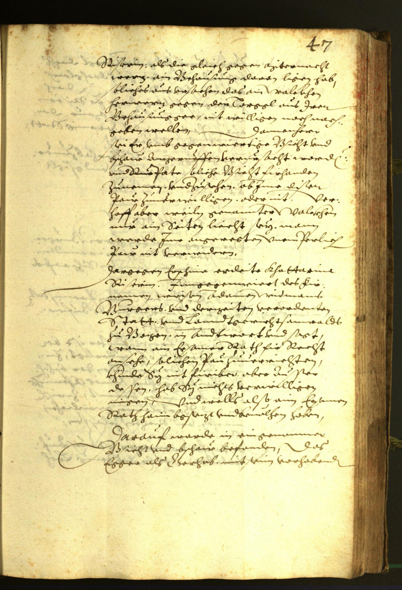 Stadtarchiv Bozen - BOhisto Ratsprotokoll 1606 