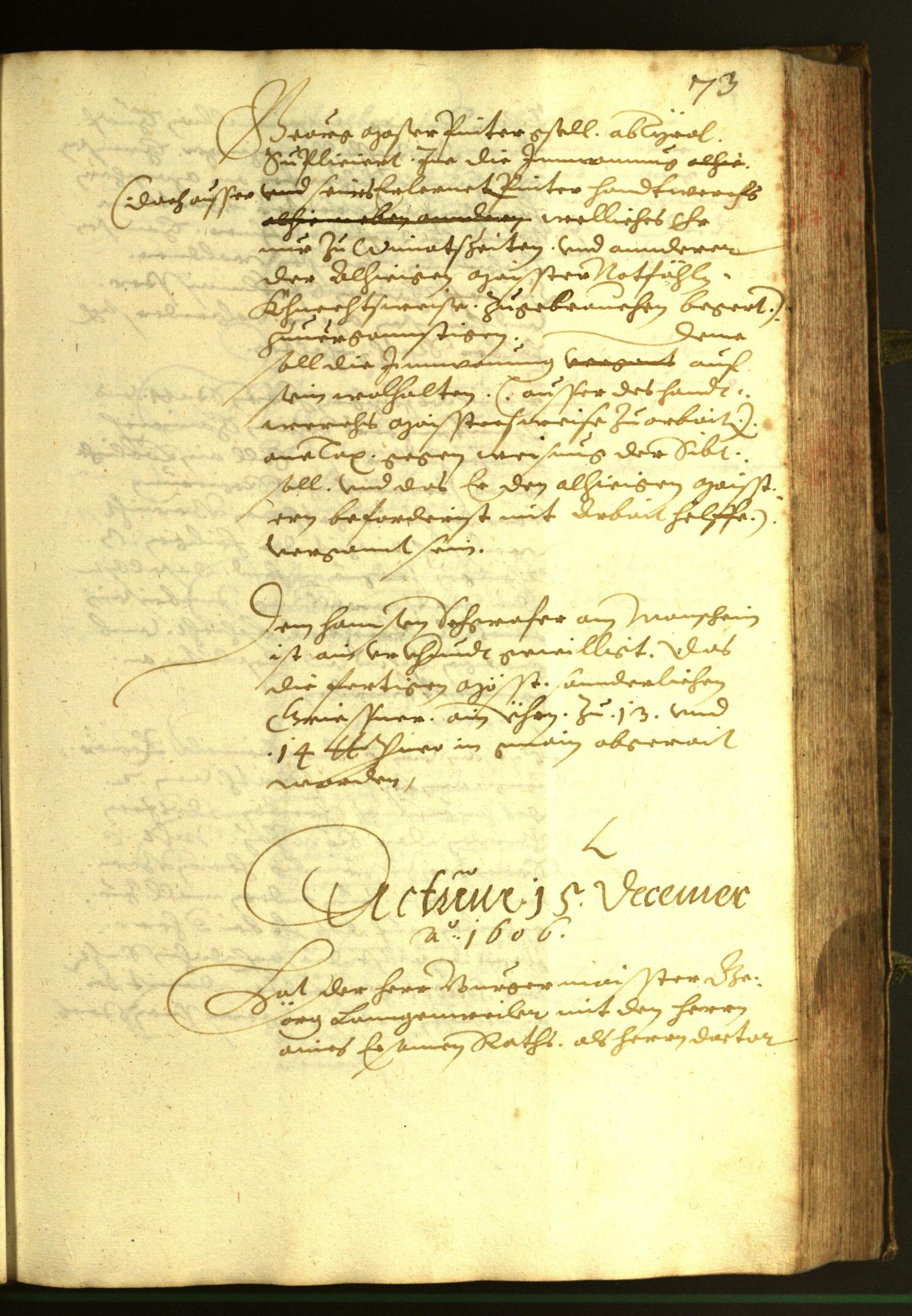 Civic Archives of Bozen-Bolzano - BOhisto Minutes of the council 1606 