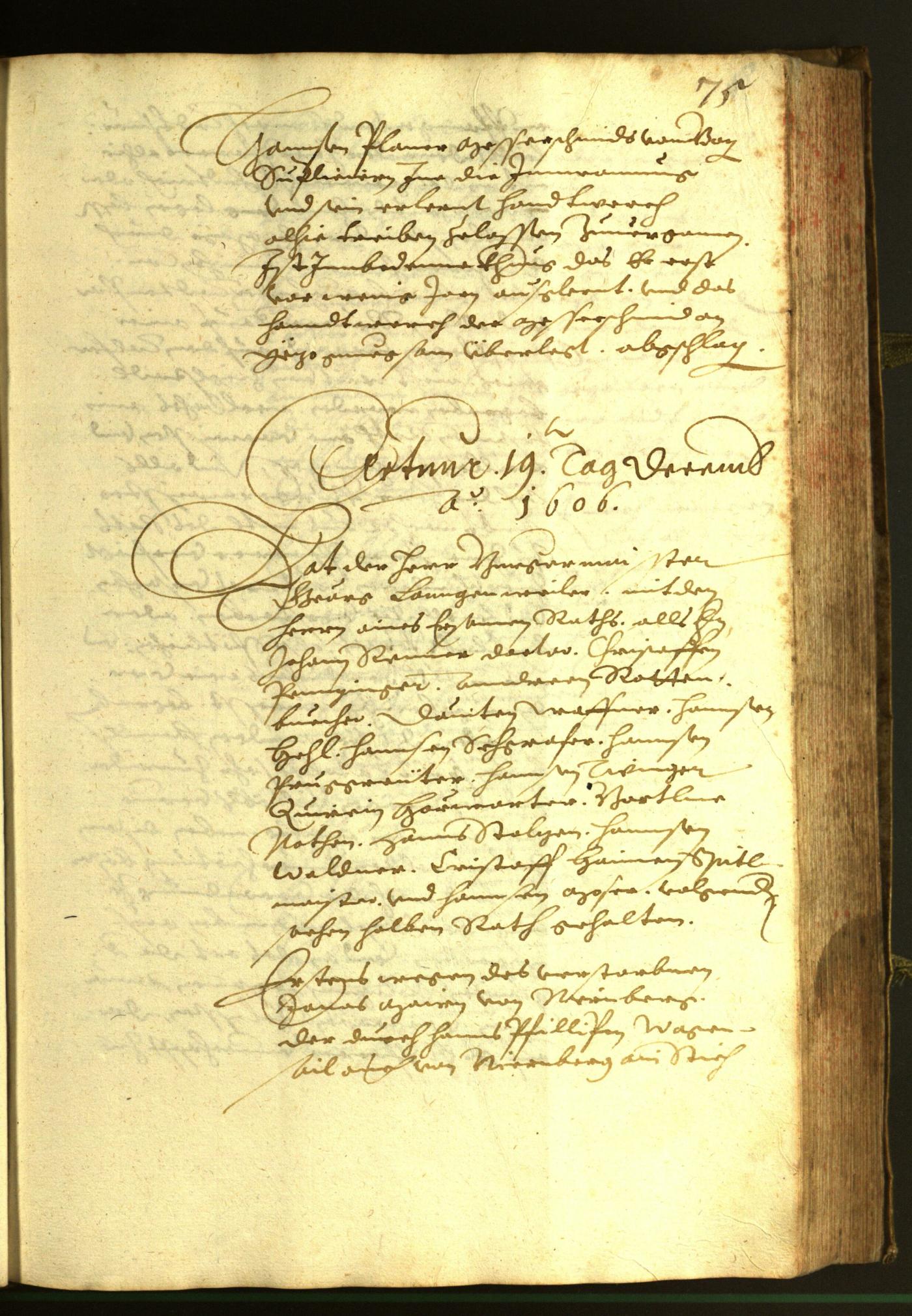 Civic Archives of Bozen-Bolzano - BOhisto Minutes of the council 1606 