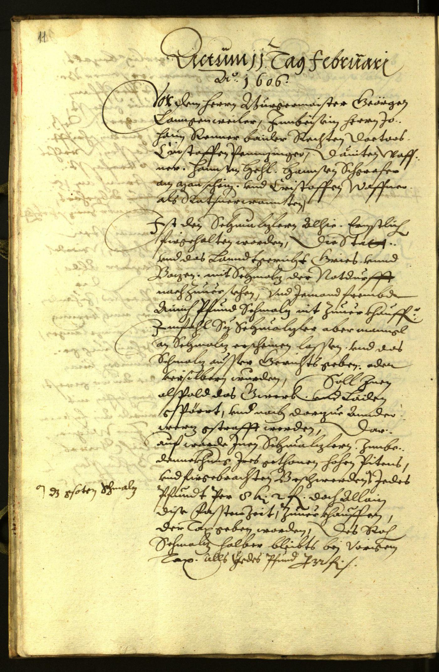 Civic Archives of Bozen-Bolzano - BOhisto Minutes of the council 1606 