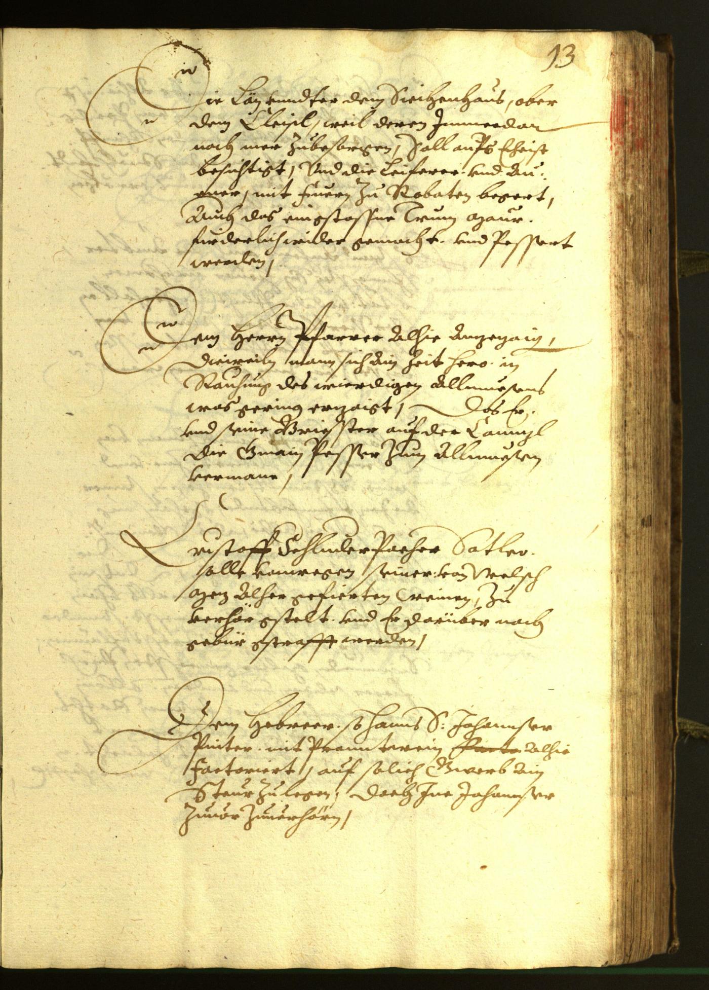 Stadtarchiv Bozen - BOhisto Ratsprotokoll 1606 