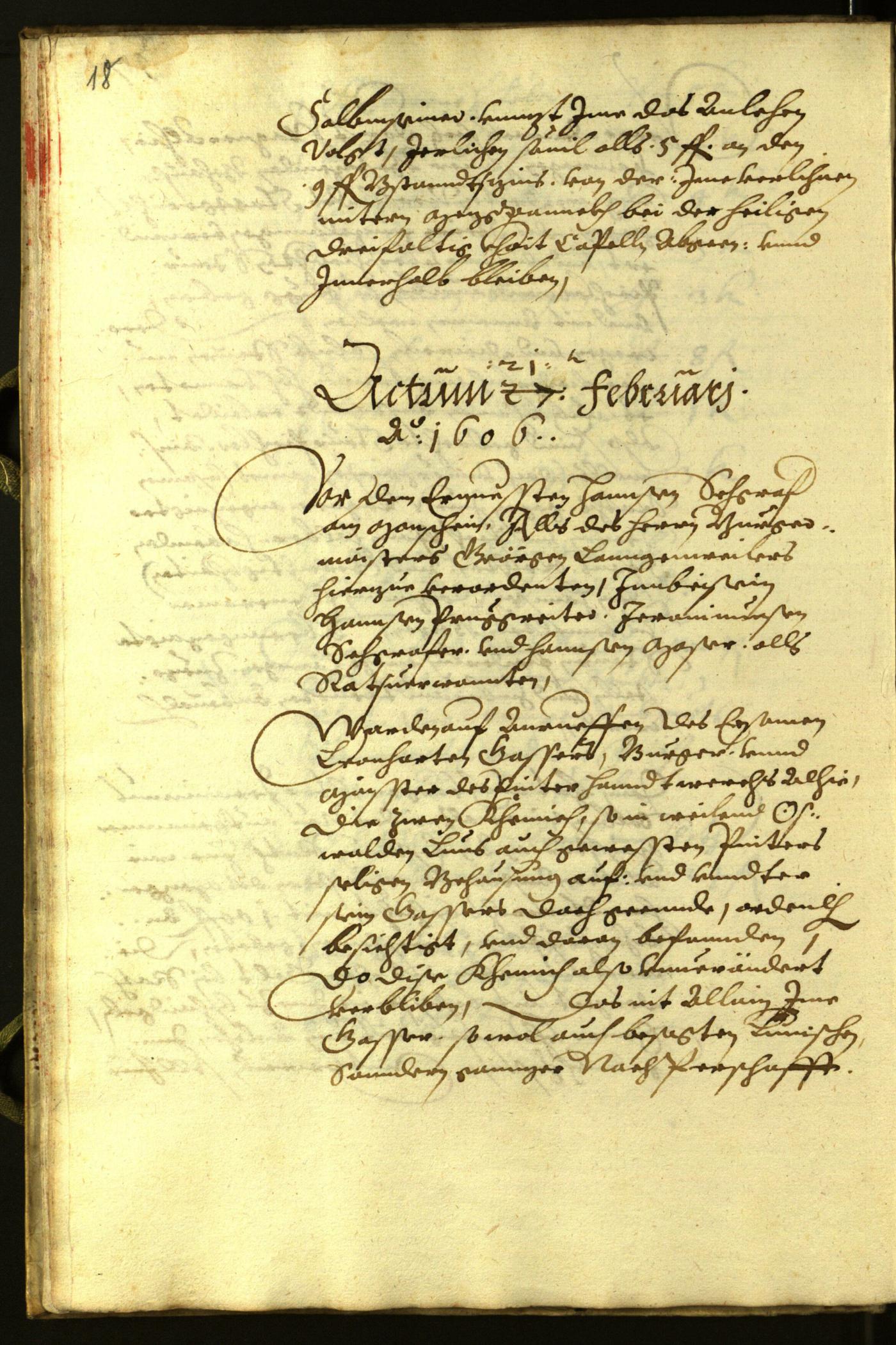 Civic Archives of Bozen-Bolzano - BOhisto Minutes of the council 1606 