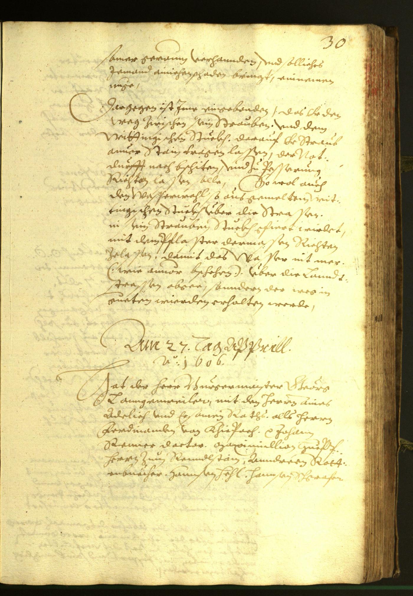 Civic Archives of Bozen-Bolzano - BOhisto Minutes of the council 1606 